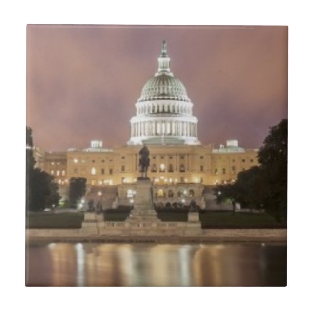 Washington DC, Hauptstadts-Gebäude Fliese (Vorderseite)