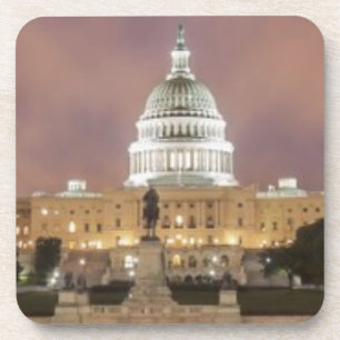 Washington DC, Hauptstadts-Gebäude Getränkeuntersetzer
