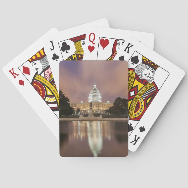 Washington DC, Hauptstadts-Gebäude Spielkarten (Rückseite)