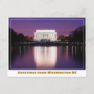 Washington DC Jefferson Memorial mit Kirschbaum Postkarte