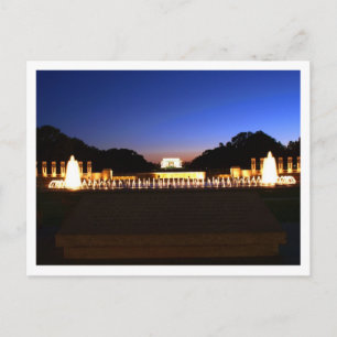 Washington DC Lincoln Memorial Postcard Postkarte