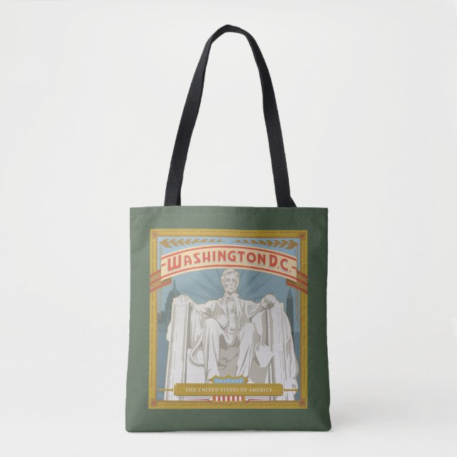 Washington DC | Lincoln Memorial Tasche (Vorderseite)