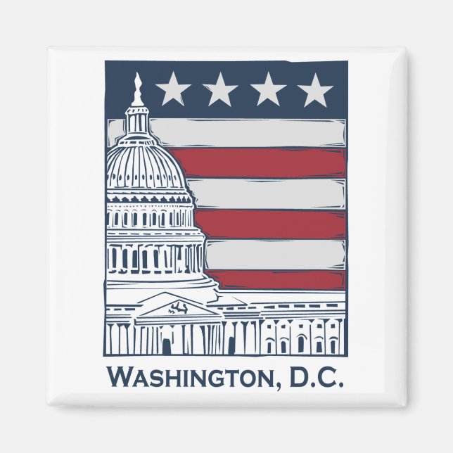 Washington DC Magnet (Vorne)