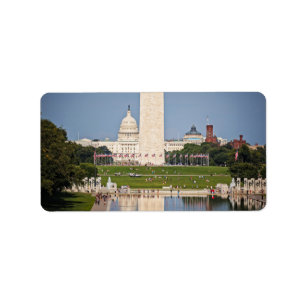 Washington DC Mall Adressaufkleber