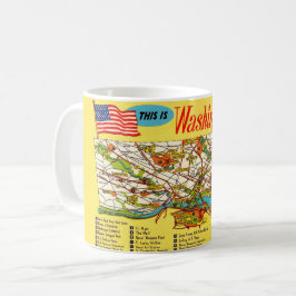 Washington DC Map Tasse