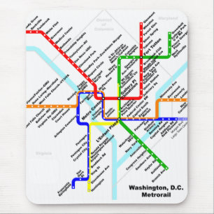Washington-DC-Metro Mousepad