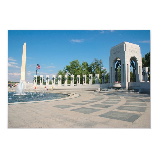 Washington, DC, National WWII Memorial Fotodruck (Vorne)