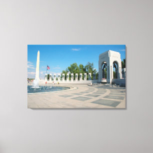 Washington, DC, Nationales WWII-Mahnmal Leinwanddruck