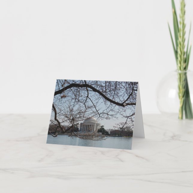 Washington DC Notecard Dankeskarte (Vorderseite)