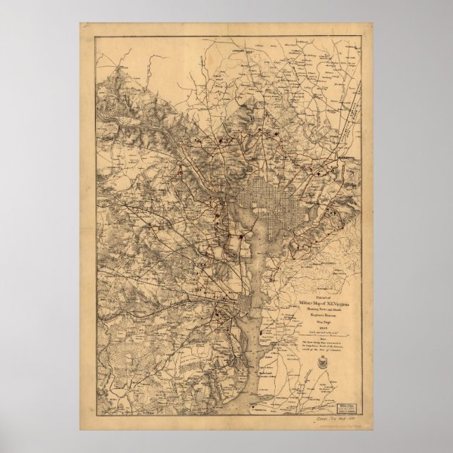 Washington DC Poster (Vorne)