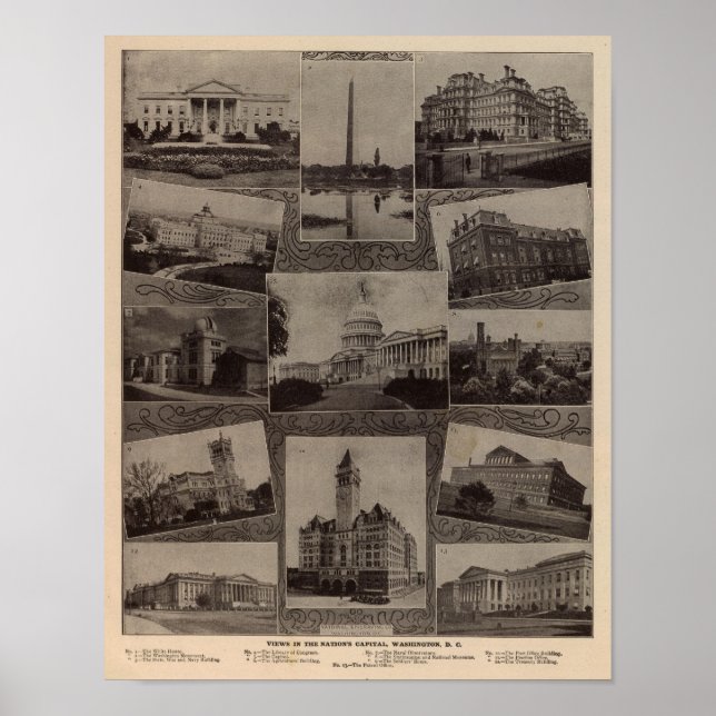 Washington, DC Poster (Vorne)