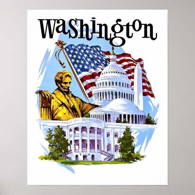 Washington DC Poster  (Vorne)