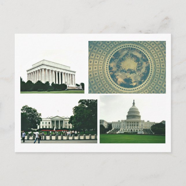 Washington DC Postkarte (Vorderseite)