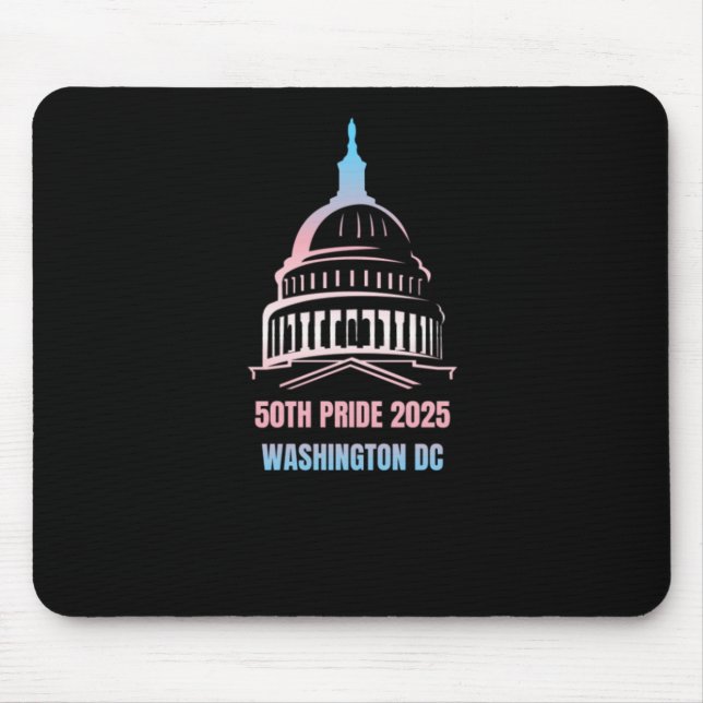 Washington DC Pride 2025 Mousepad (Vorne)