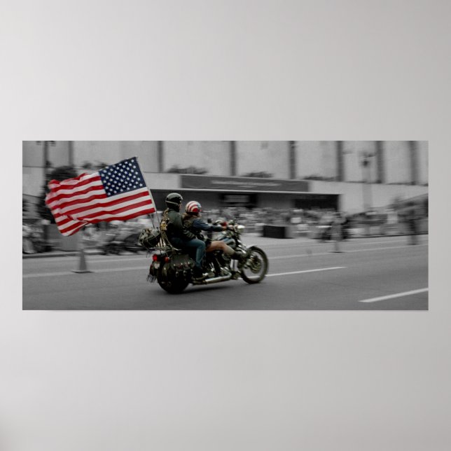 Washington DC Rolling Thunder Biker Kundgebung Poster (Vorne)