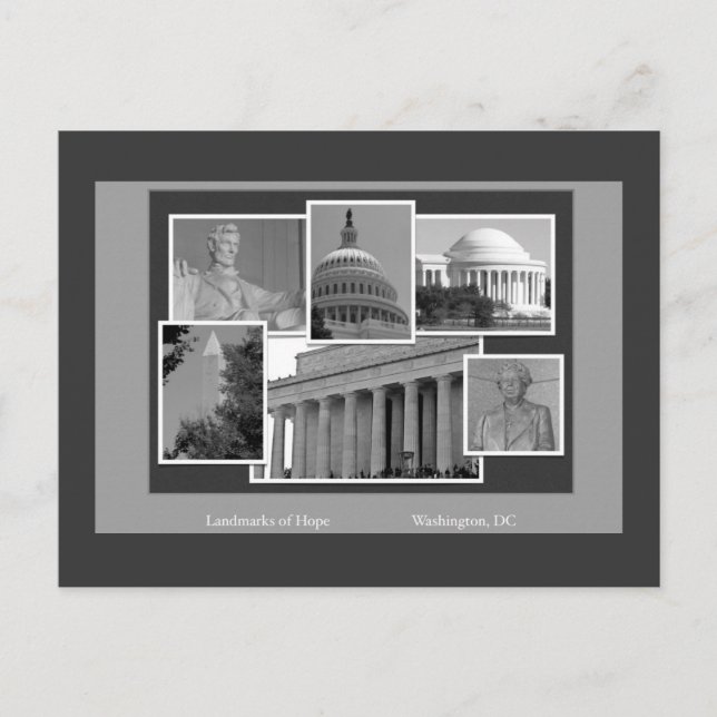 Washington, DC Sehenswürdigkeiten Post Card Postkarte (Vorderseite)