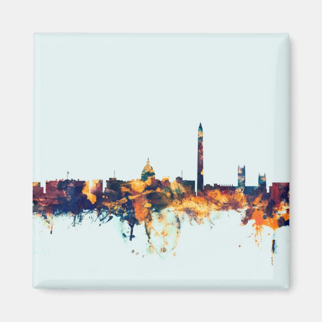 Washington DC Skyline Magnet (Vorne)