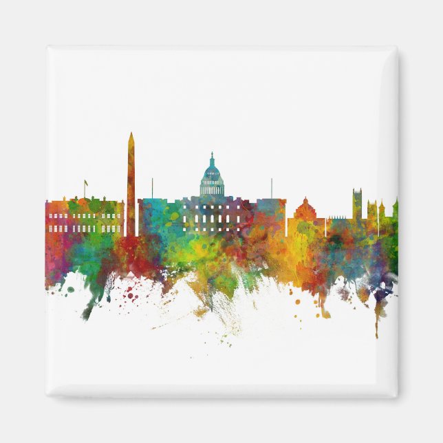 Washington DC Skyline Magnet (Vorne)