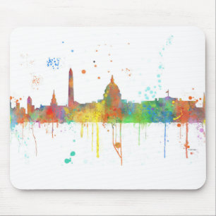 WASHINGTON DC-SKYLINE MOUSEPAD