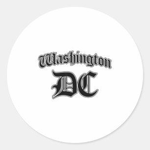 Washington Dc Souvenir Runder Aufkleber