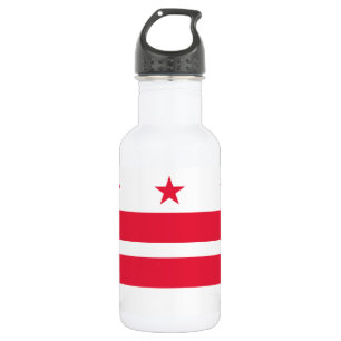 Washington DC Staatsflagge Edelstahlflasche