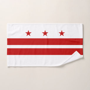 Washington DC Staatsflagge Handtuch