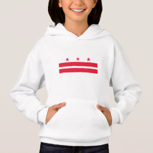 Washington DC Staatsflagge Hoodie