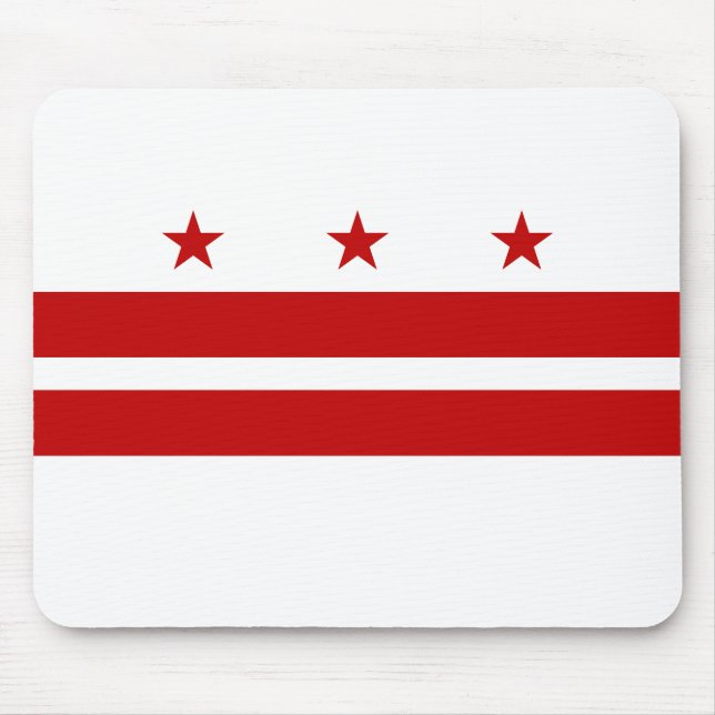 Washington DC Staatsflagge Mousepad (Vorne)