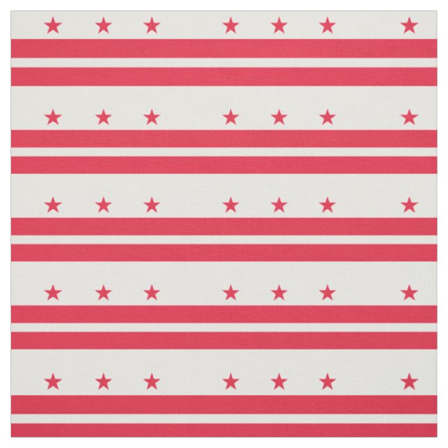 Washington DC Staatsflagge Stoff (Muster)