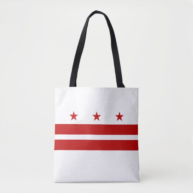 Washington DC Staatsflagge Tasche (Vorderseite)