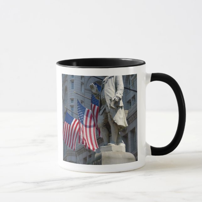 Washington, DC, Statue von Benjamin Franklin Tasse (Rechts)