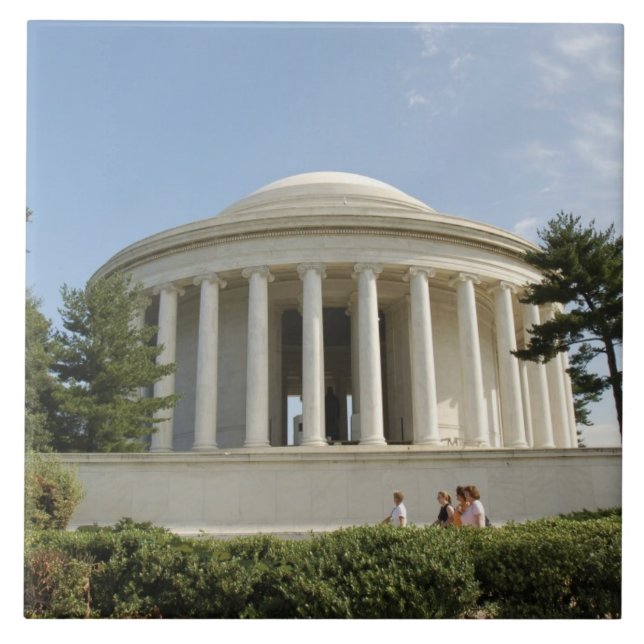 Washington, DC. Thomas- Jeffersondenkmal Fliese (Vorderseite)