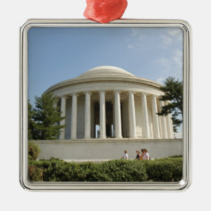 Washington, DC. Thomas- Jeffersondenkmal Silbernes Ornament