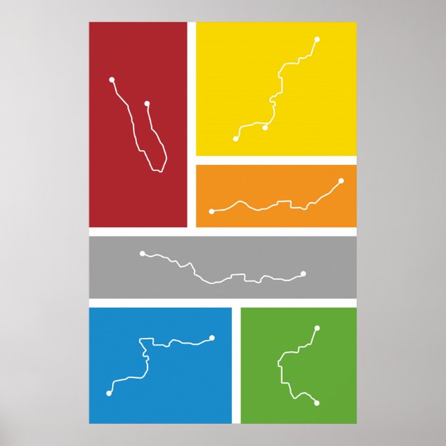 Washington, DC - Transit-Paletten Poster (Vorne)