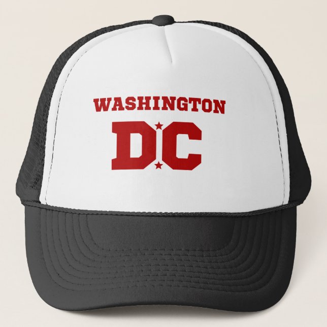 Washington DC Truckerkappe (Vorderseite)