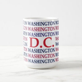 Washington DC Typografie Kaffeetasse