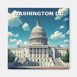 Washington DC US Hauptstadt Gebäude Magnet