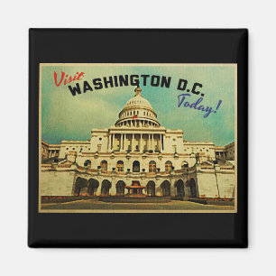 Washington DC Vintag Magnet