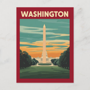 Washington DC Wahrzeichen Postkarte