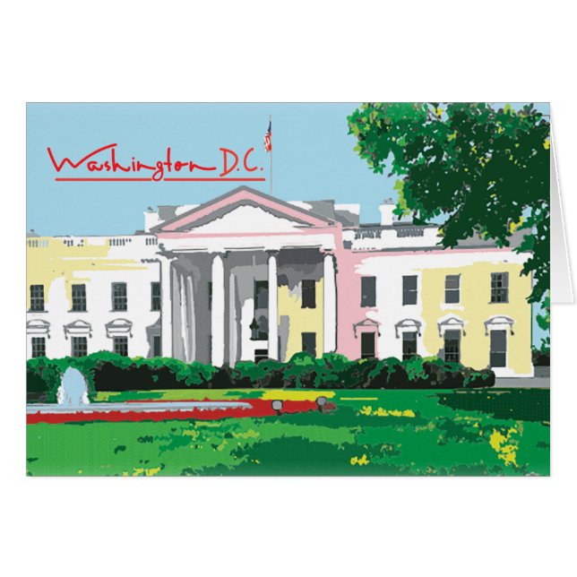 Washington DC - Weißes Haus (Vorderseite (Horizontal))