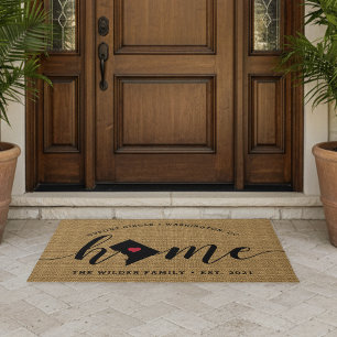 Washington DC Zuhause Town Personalisiert Fußmatte