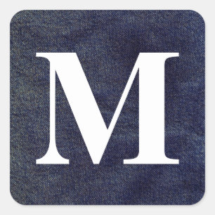 Washington Denim Design #7 @ Emporio Moffa Quadratischer Aufkleber