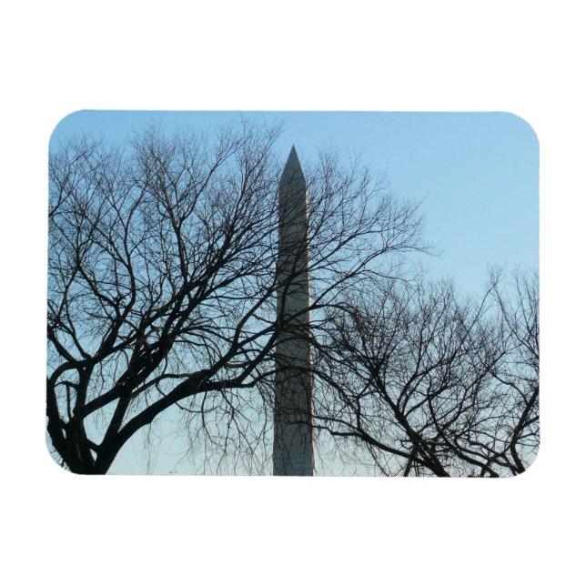 Washington Denkmal im Winter I Landschaft Magnet (Horizontal)