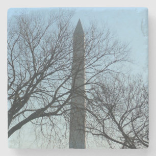 Washington Denkmal im Winter I Landschaft Steinuntersetzer