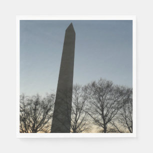 Washington Denkmal im Winter II Landschaft Serviette