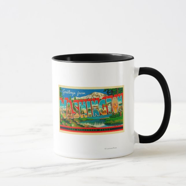 Washington - Der Evergreen-Staat Tasse (Rechts)