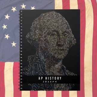 Washington Digital Art Custom Zurück zur Schule Notizblock
