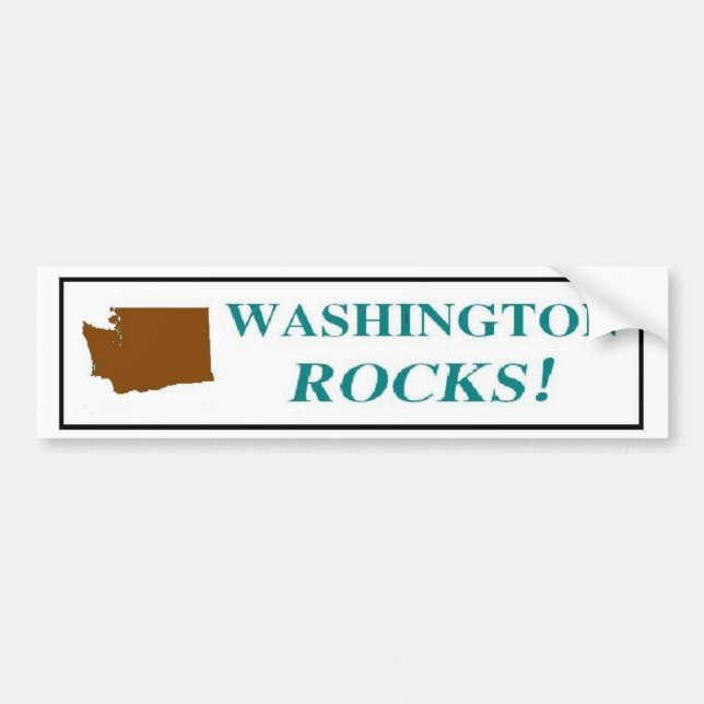 Washington-Felsen! Autoaufkleber (Vorne)