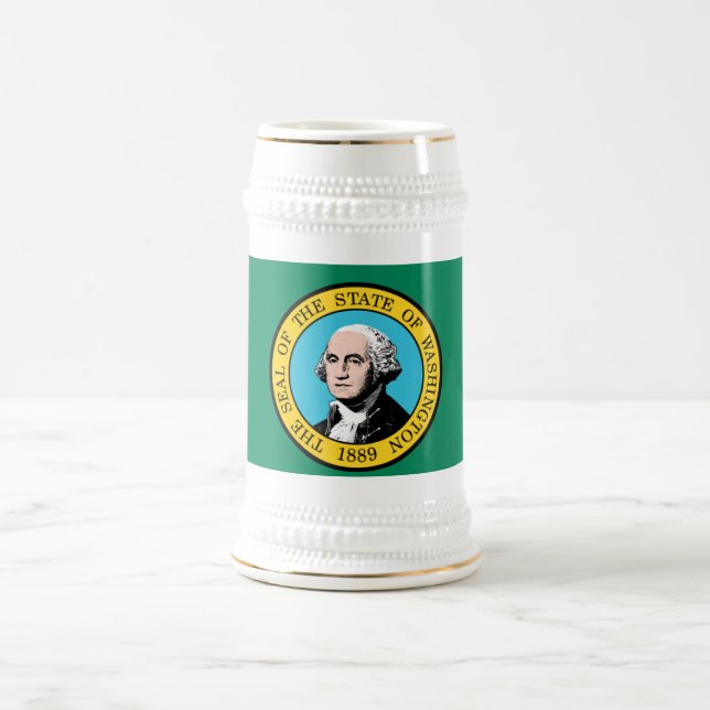 WASHINGTON FLAG BIERGLAS (Mittel)