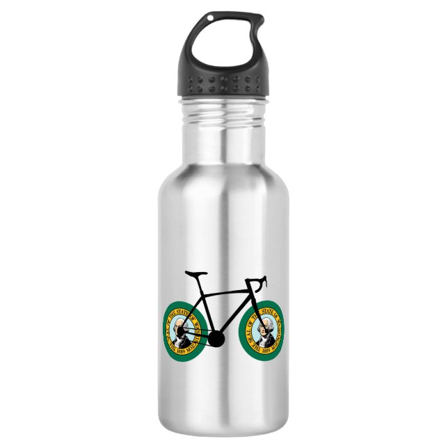 Washington Flag Cycling Edelstahlflasche (Vorderseite)